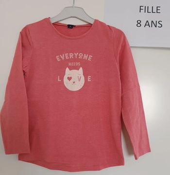 T-shirt ml chat Kiabi 8 ans