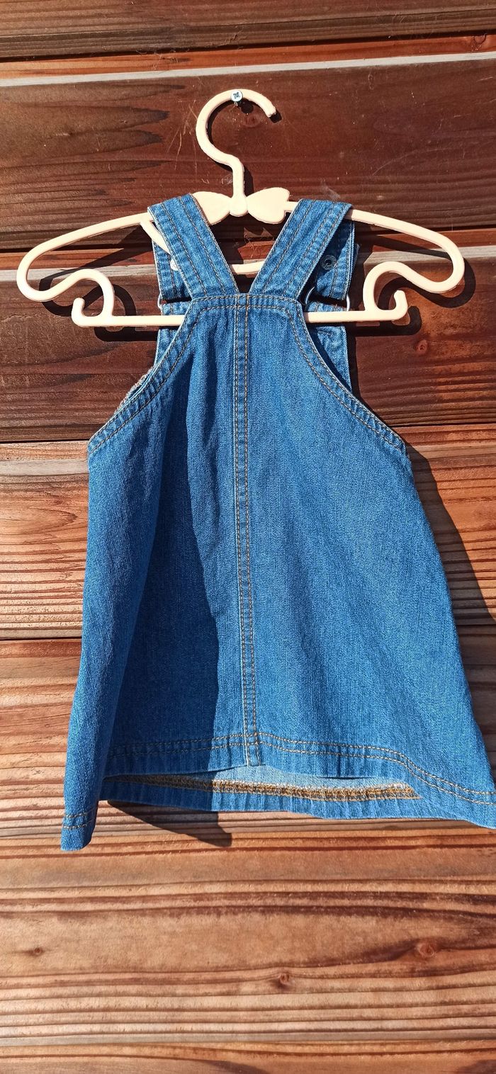 Robe Jean bébé fille 3 mois - photo numéro 2
