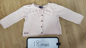 gilet taille 18 mois 80 cm