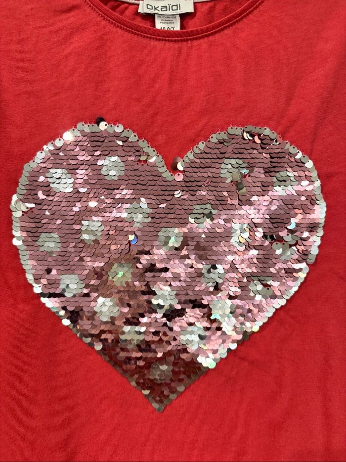 Tee-shirt Okaïdi 10 ans 140 cm - photo numéro 3