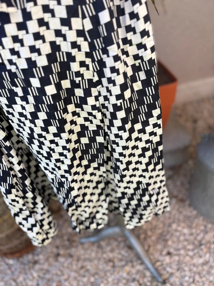 Robe à motif des années 70 - en très bon état - taille 42/XL - photo numéro 5