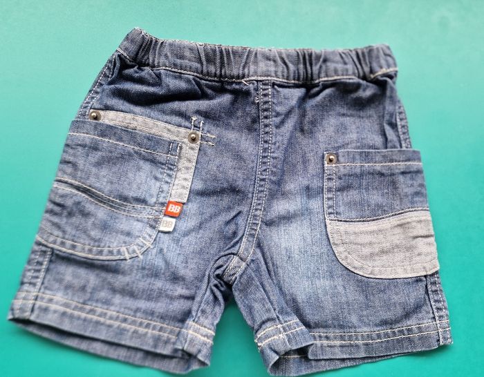 Short en jean garçon _ taille 18 mois _ Les bébés sont comme ça