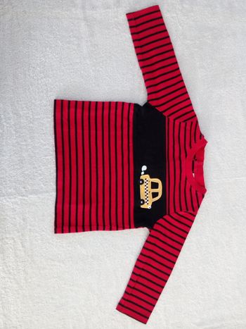 Tee-shirt 12 mois (réf perso L48)(familleac72)