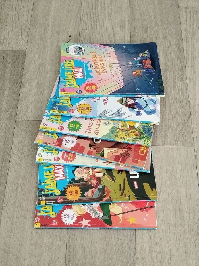 Lot de 7 magazines J’aime Lire Max année 2023-24 L070 - photo numéro 2