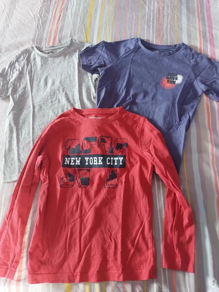 Lot de 3 tee-shirts 8 ans