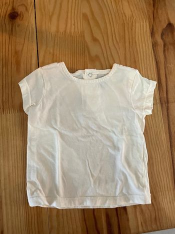 Tee shirt beige 6 mois