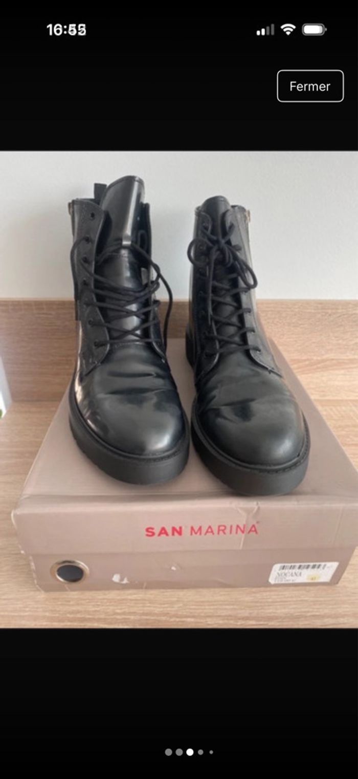 Bottines san marina taille 41 - photo numéro 4
