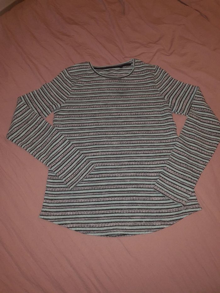 Haut manche longue a rayures