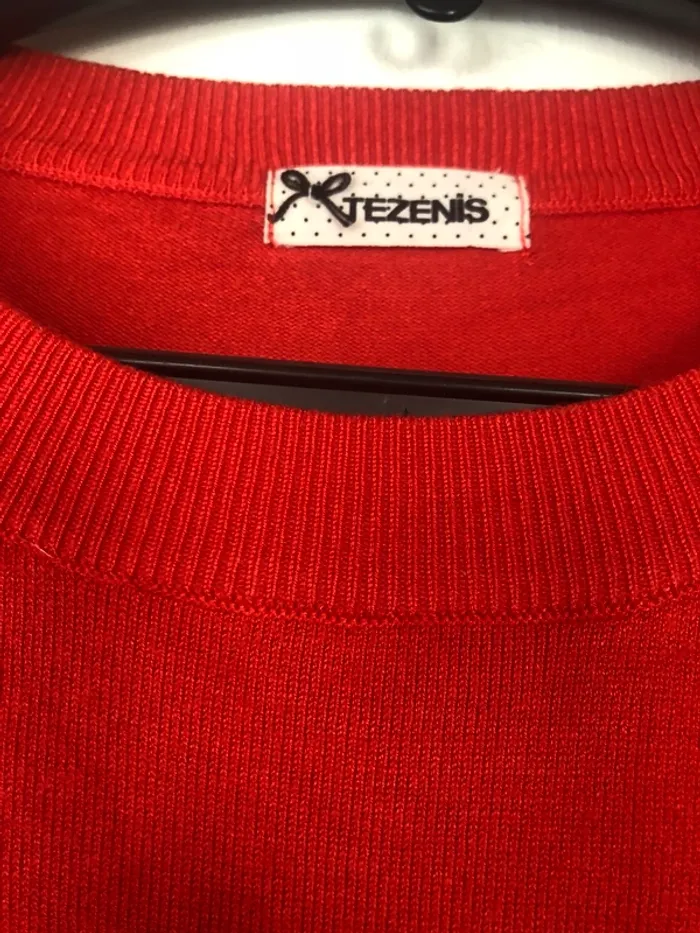 Pull rouge Tezenis - photo numéro 2