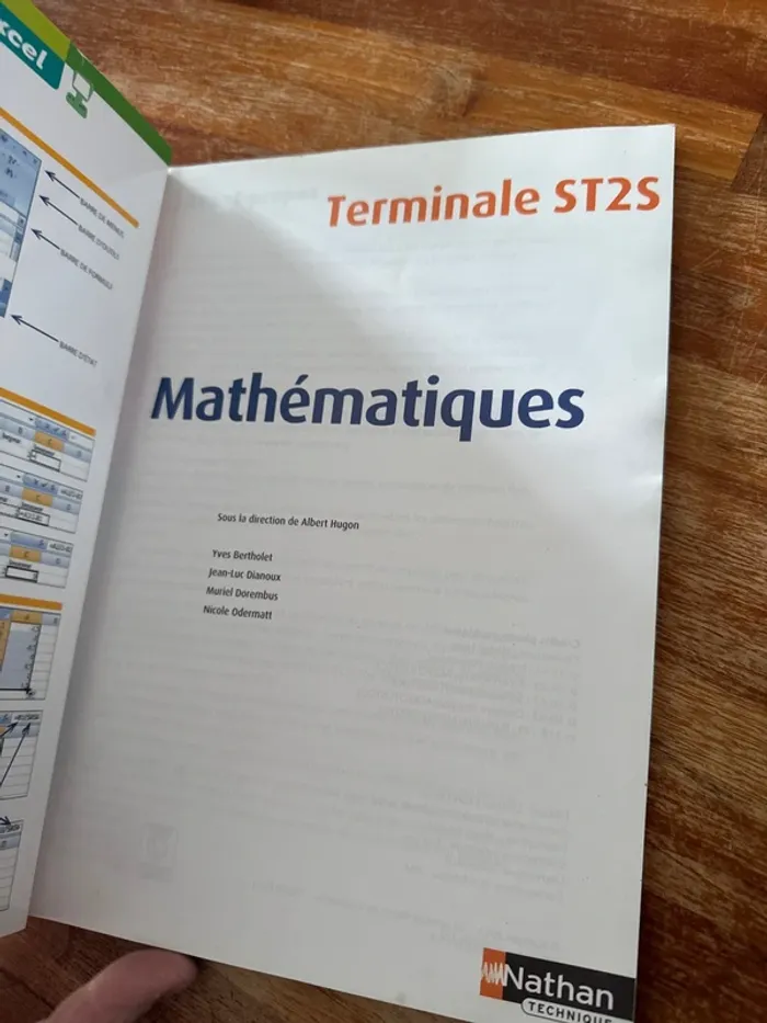 Livre mathématiques, terminale, ST2S - photo numéro 4