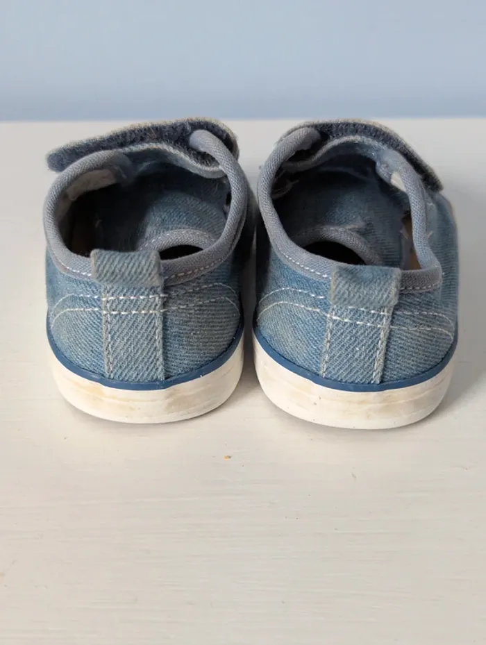 Basket a scratch effet jeans H&M 22 - photo numéro 4