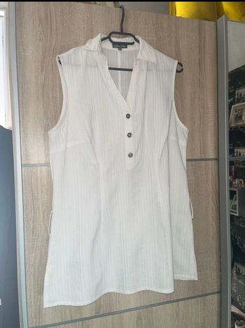 Robe été blanche - taille 46 - Clara Vitti