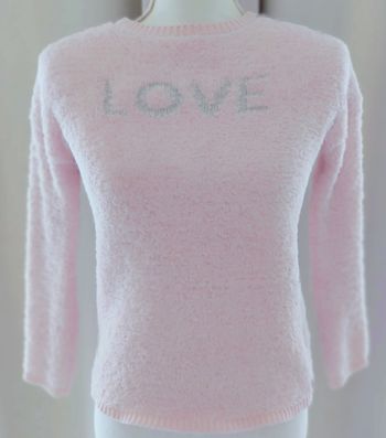 Pull moelleux brodé