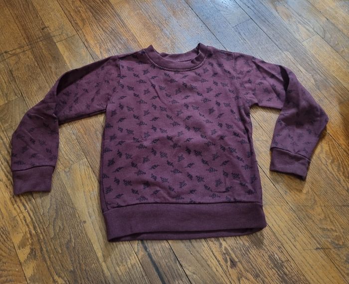 pull garçon bordeaux taille 4/6ans - photo numéro 4