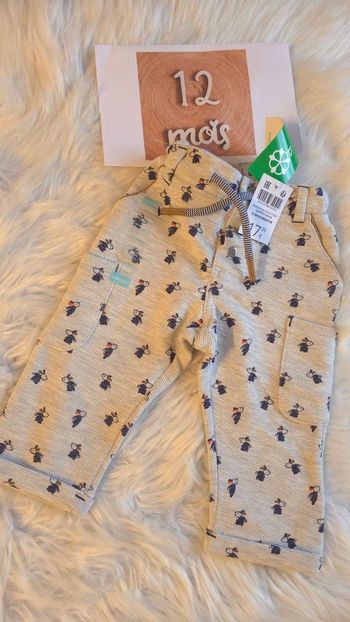 NEUF!!  (non porté)🏷🥰😍💙superbe pantalon 12 mois garçon💙💛