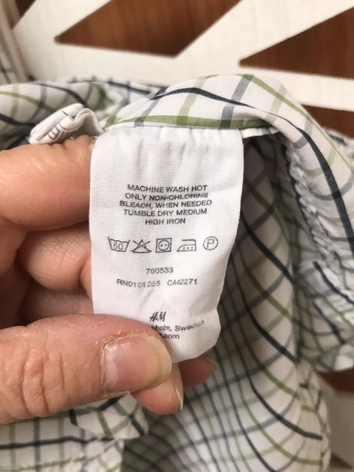 Chemise garçon à carreaux H&M 14 ans - photo numéro 6