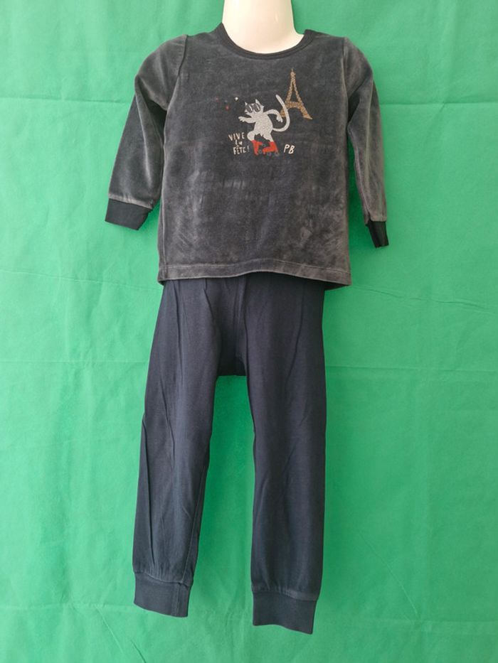 Pyjama 2 pièces 3 ans 94 cm - 3 ans 95 cm Petit Bateau Vertbaudet - photo numéro 2