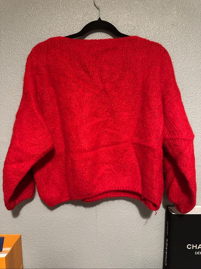 Pull rouge - photo numéro 2