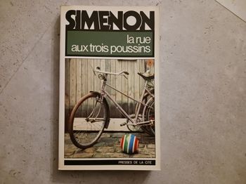 Livre Simenon La rue aux trois poussins