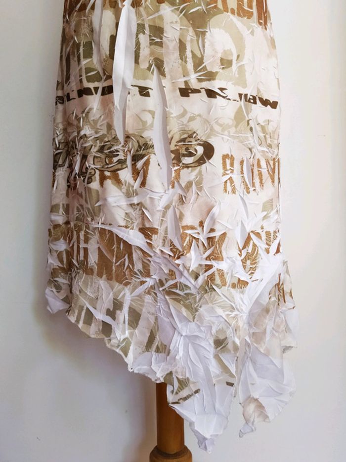 Robe NEUVE effet plié taille M - photo numéro 2