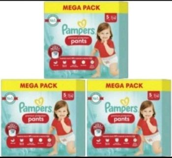5 cartons Pampers Premium Protection Taille 5