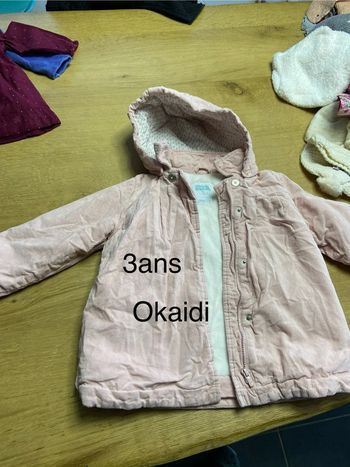 Manteau obaibi 3 ans fille