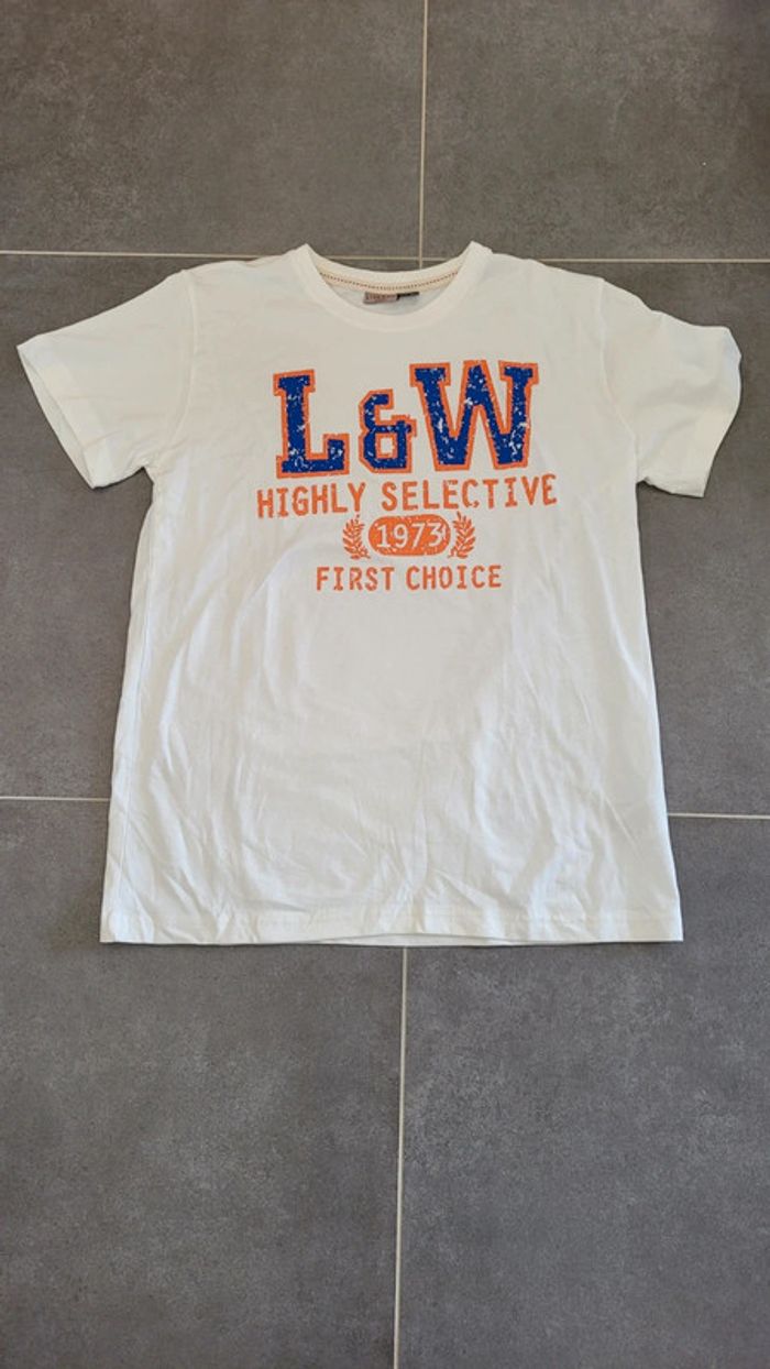 T shirt imprimé homme livergy
