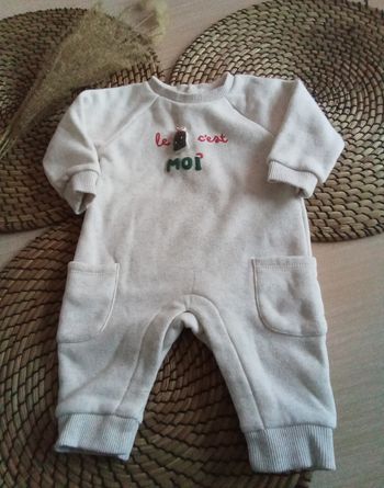 Combinaison intérieure crème TAO taille 3 mois