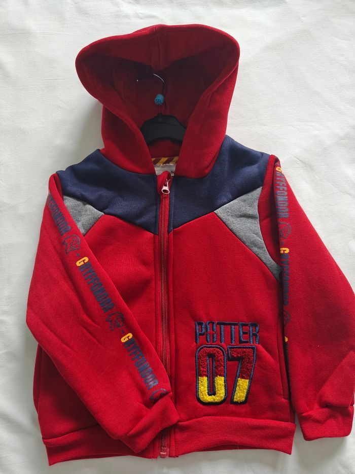Harry Potter ensemble survêtement enfant, jogging rouge - photo numéro 3