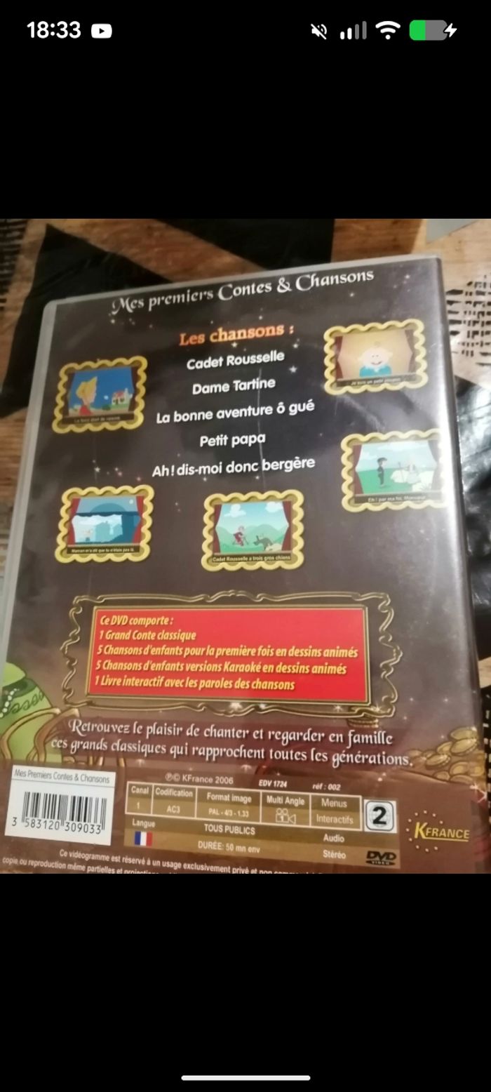 DVD Ali Baba et les quarante voleurs , mes premiers contes et chansons - photo numéro 2