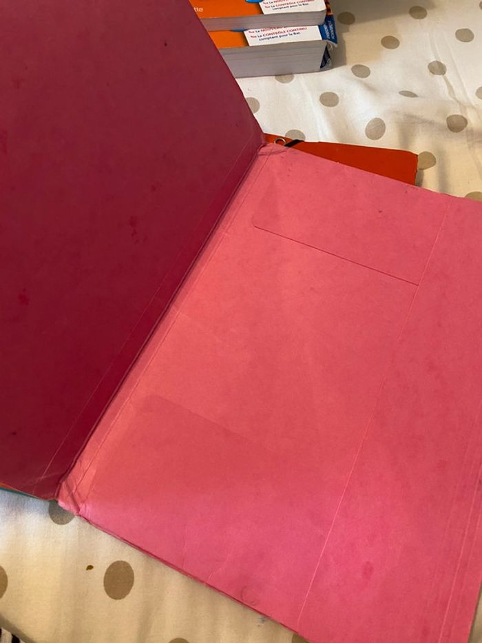 Lot de cinq pochettes cartonnée Multi couleur - photo numéro 6