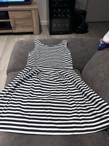 Robe camaïeu taille 40 marinière 