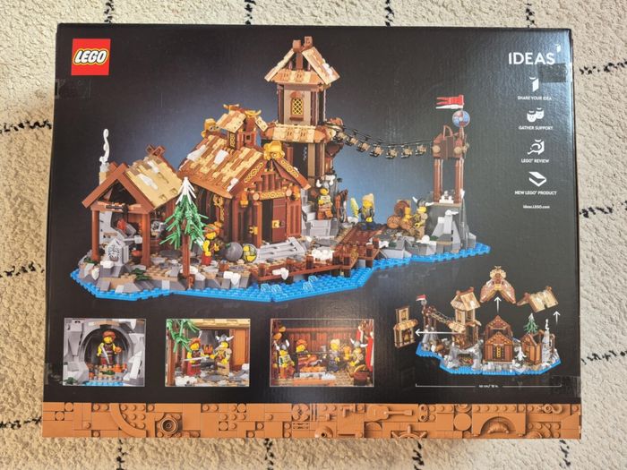 🪓 LEGO Ideas – Viking Village (21343) – Neuf, boîte scellée 🏰 - photo numéro 2