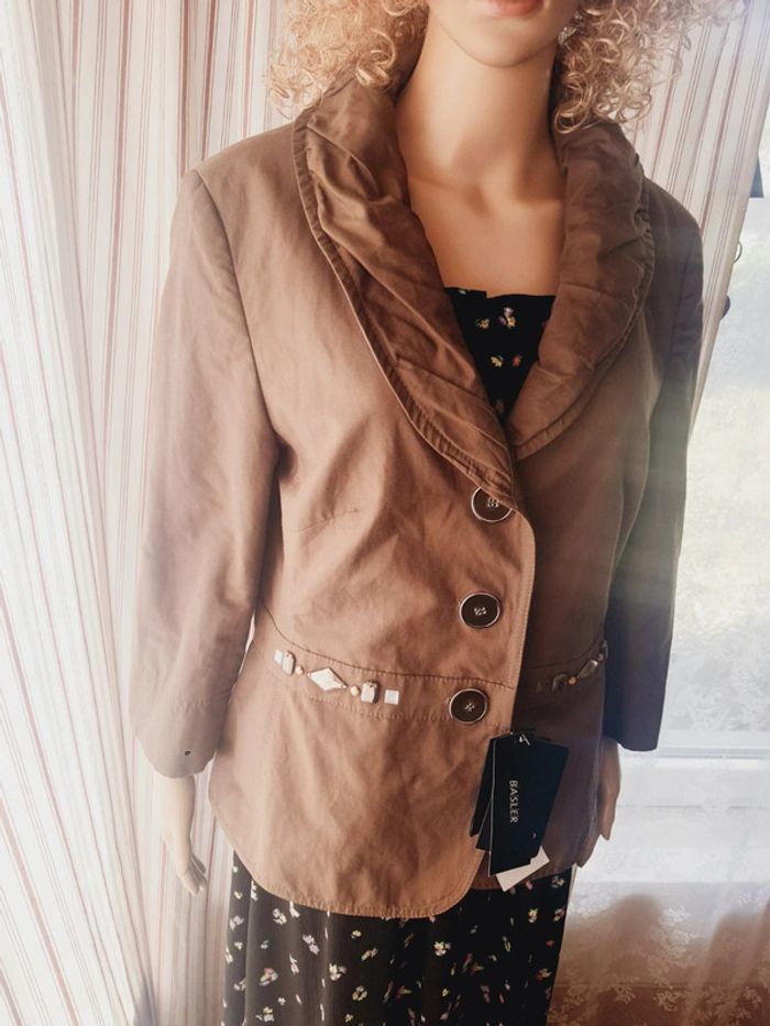 Magnifique Blazer marron Basler neuf fr 44 be 42 - photo numéro 4