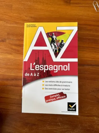 Livre À a Z l’espagnol