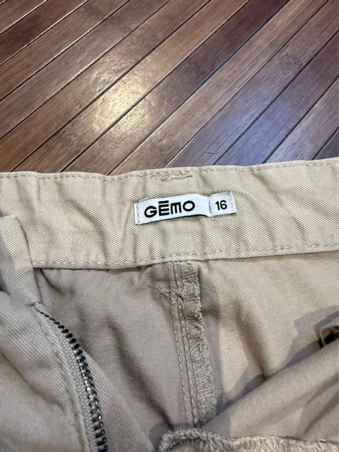 Short gemo marron claire 16ans - photo numéro 4