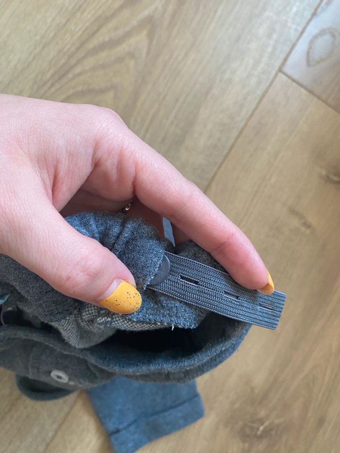 Pantalon souple gris chiné - photo numéro 7