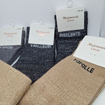 Lots de chaussettes Paillettées