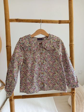 Blouse chemise fleurie Liberty Sergent Major 6 ans