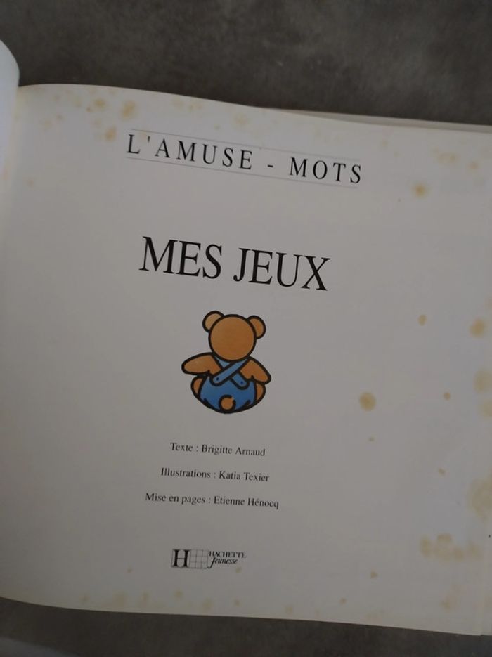 Livre L' amuse mots Mes jeux - photo numéro 3