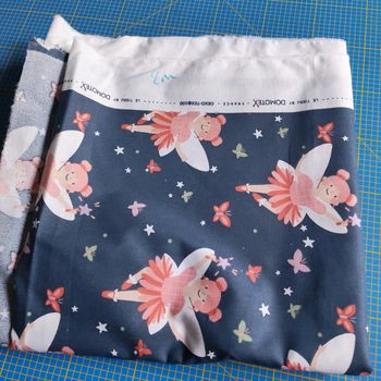 2 mètres tissu coton ferme