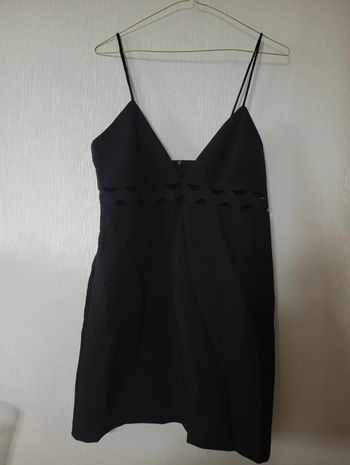 Robe noire à bride Zara - Taille L