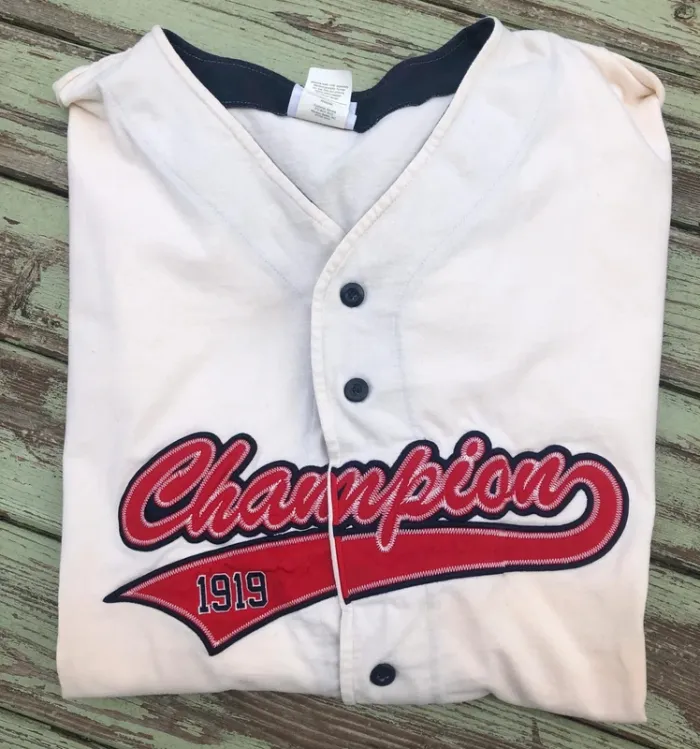 Chemise shirt retro baseball Champion mens XXL - photo numéro 2