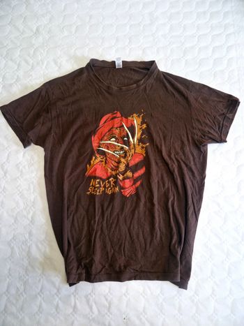 Tee-shirt homme  , Freddy  , film horreur  , taille L