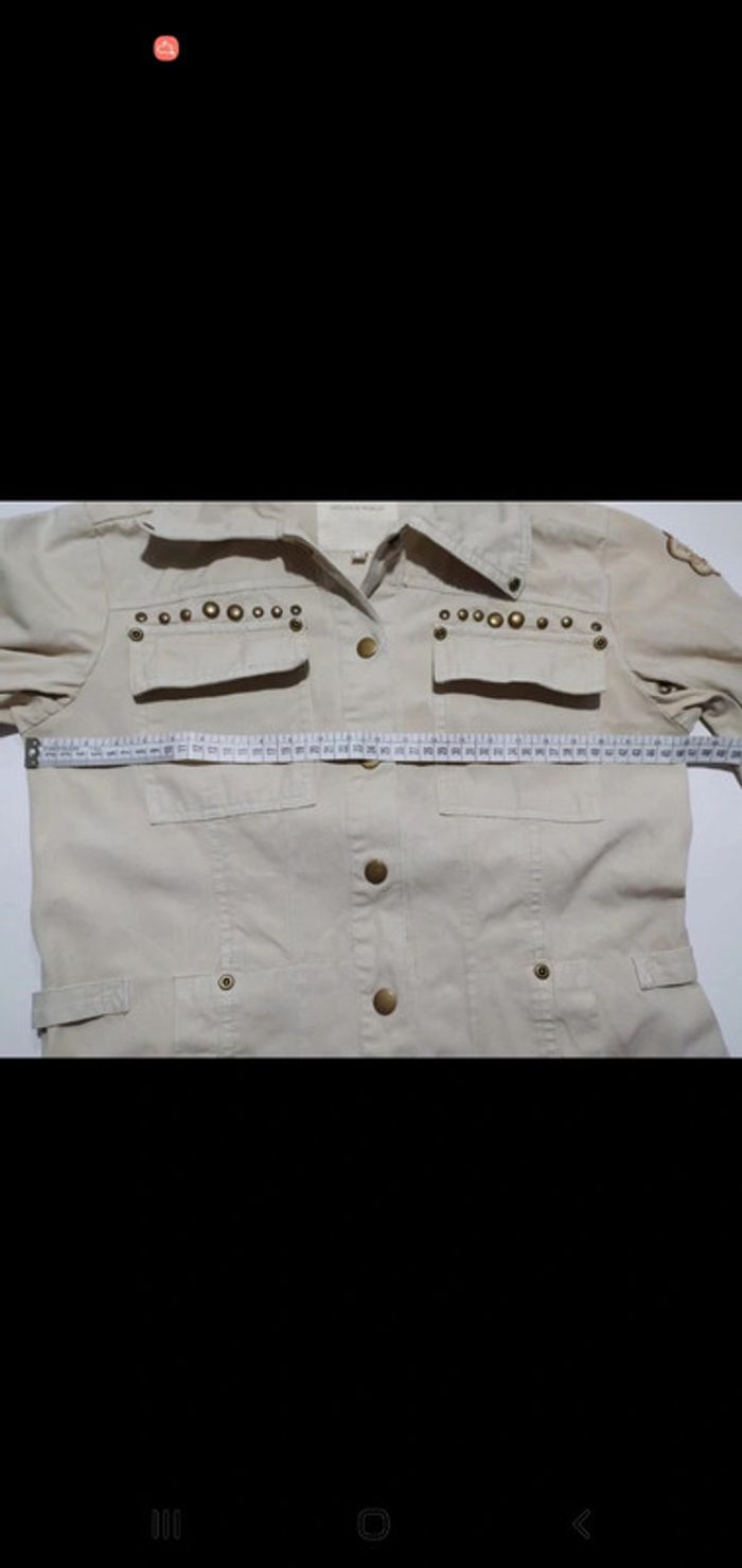 Veste jean beige - photo numéro 7