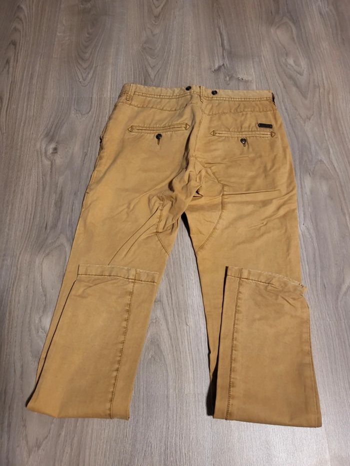 Magnifique pantalon moutarde homme bonobo taille 38 - photo numéro 3