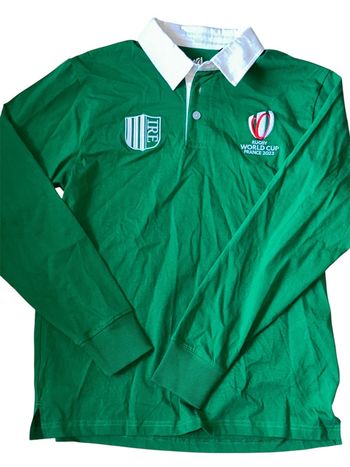 Polo sweat-shirt rugby#coupe du monde 2023#Irlande taille M