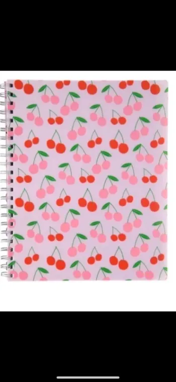 Cahier spirales avec intercalaires et feuilles détachables
