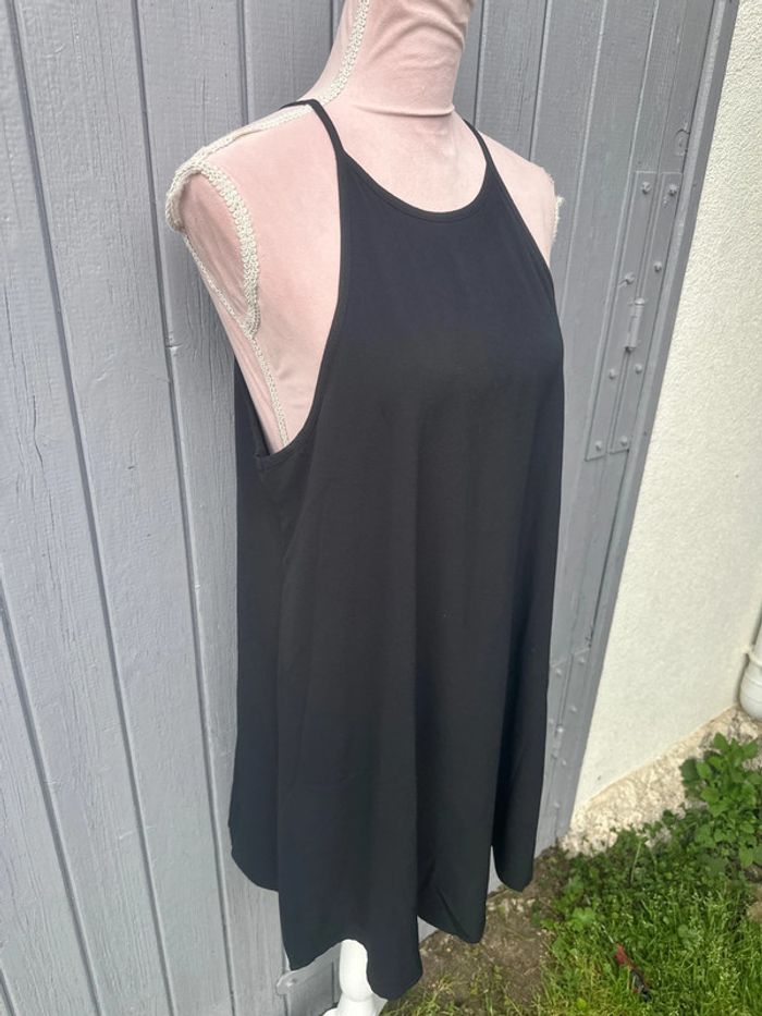 Robe noir basic sans manches légère fluide été chic shein - photo numéro 2
