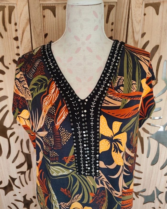 Robe imprimée tropical T 48 Kocoon - photo numéro 5